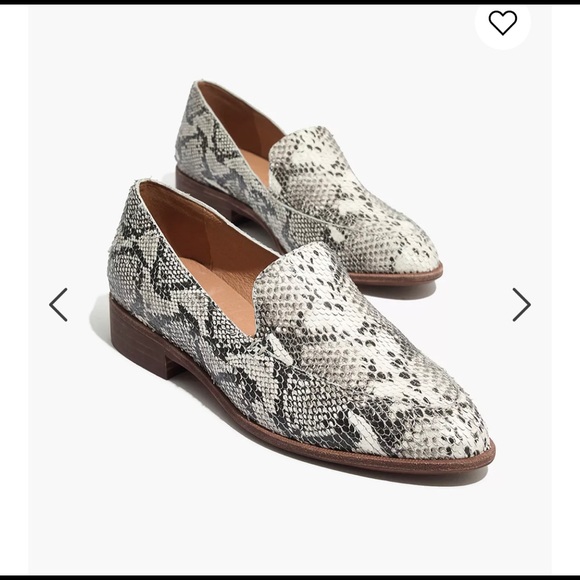 Madewell The Frances Loafer in Stamped Snake - Picture 2 of 7